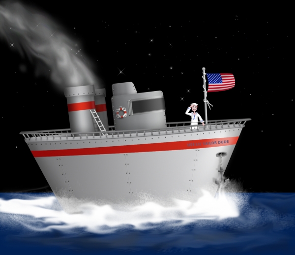 Creation of USS Lil Sailor Dude!: Step 10